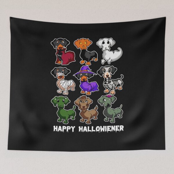 Item preview, Wiener Happy Hallowiener Halloween Funny Dachshund designed and sold by Pam140.