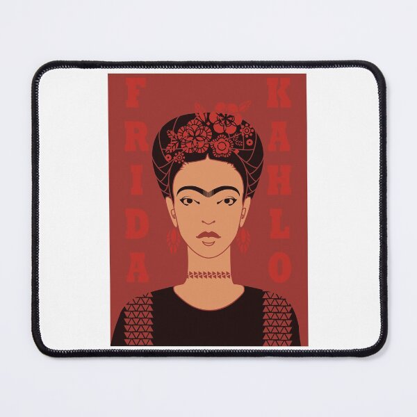 Item preview, Kahlo red background designed and sold by WinnGregTillie.