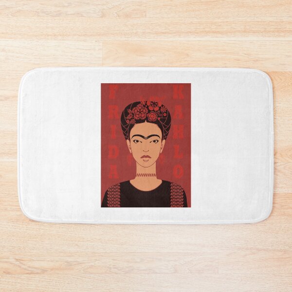Item preview, Kahlo red background designed and sold by WinnGregTillie.