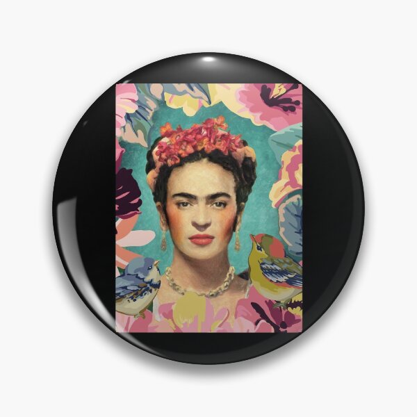 Item preview, Frida with bird and flowers designed and sold by WinnGregTillie.