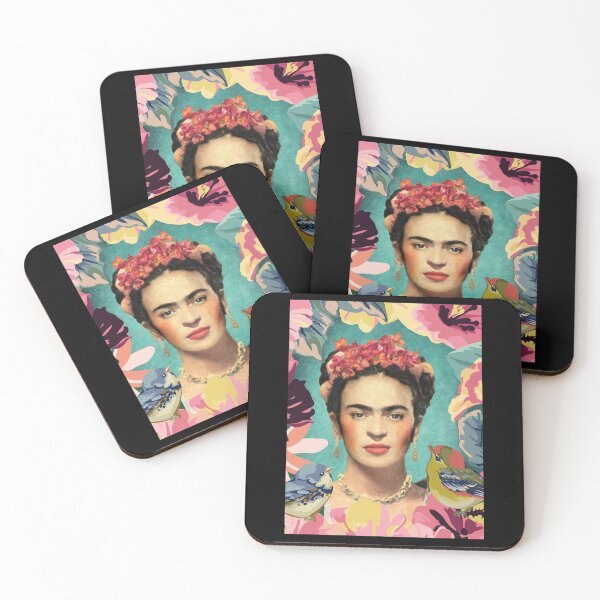 Item preview, Frida with bird and flowers designed and sold by WinnGregTillie.