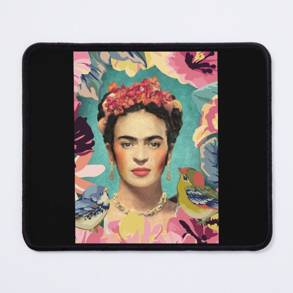 Item preview, Frida with bird and flowers designed and sold by WinnGregTillie.