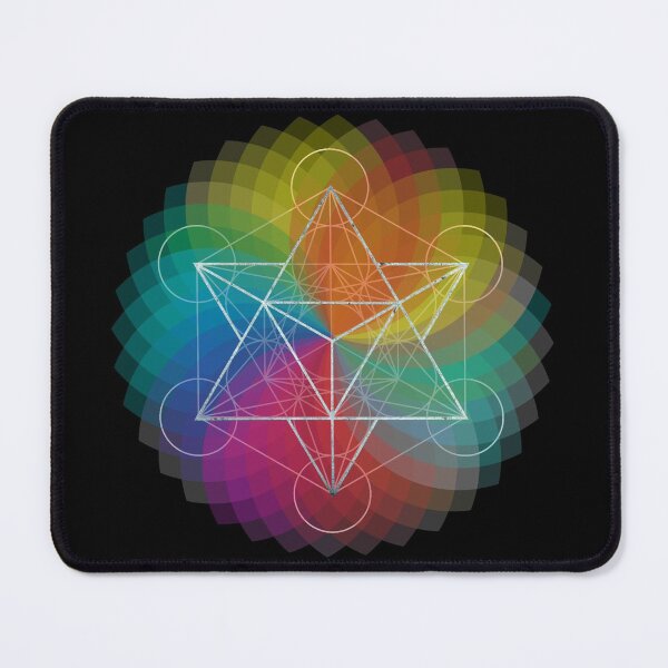 Item preview, Metatron's Cube Rainbow Chakra  designed and sold by Bluepress.