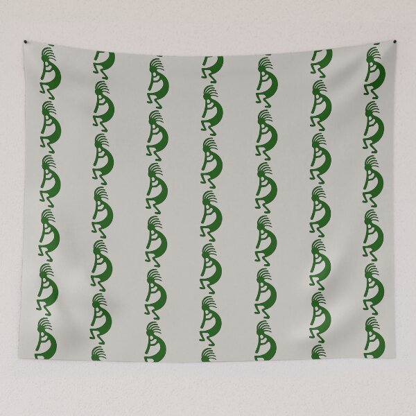 Item preview, Native American Inspired Kokopelli Green designed and sold by Havocgirl.