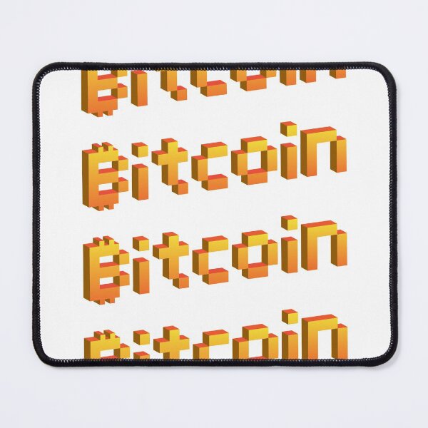 Item preview, Bitcoin 8-Bit Gold Repeat Pattern - Black designed and sold by johnta17.