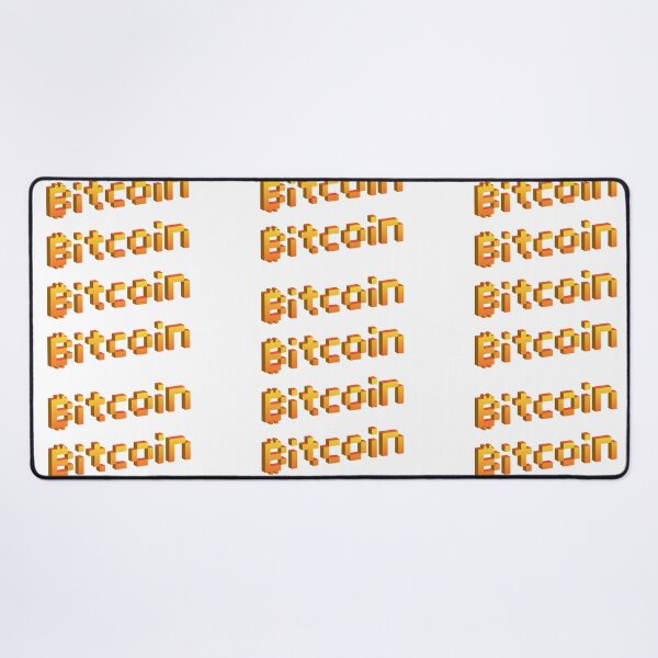 Item preview, Bitcoin 8-Bit Gold Repeat Pattern - Black designed and sold by johnta17.