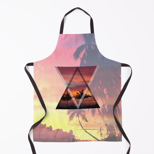 Item preview, Sunset Palm Trees Geometry designed and sold by Bluepress.
