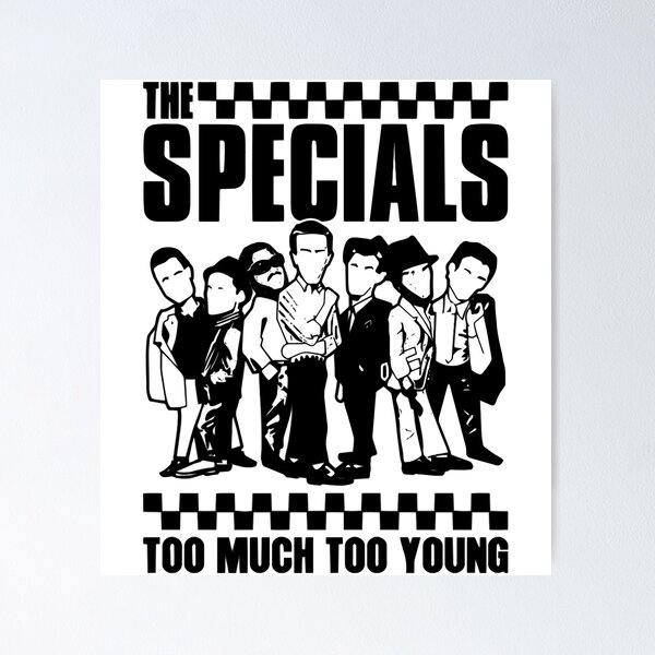 The Specials English store Band Shot Vintage Poster 23.5 x 34