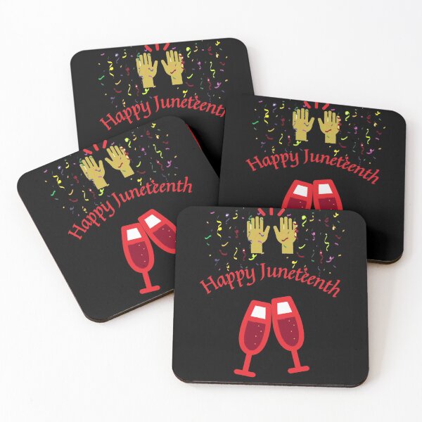 Item preview, S.O.I.L Signs- Happy Juneteenth Multi Nu burgundy designed and sold by TheSignsofSOIL.