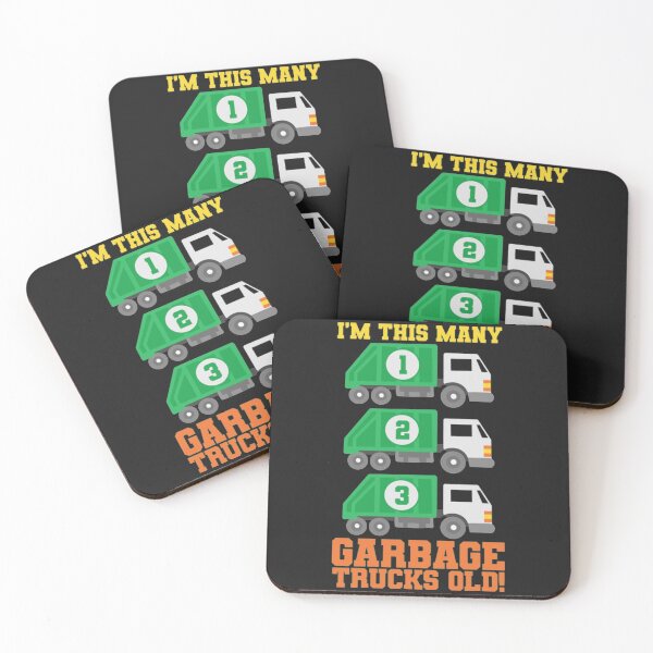 Item preview, 3rd Birthday Garbage Trucks  designed and sold by newtmcknz.