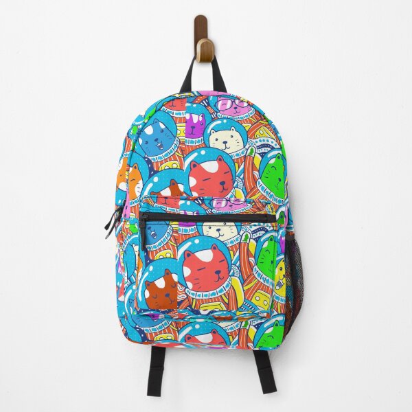 Item preview, A Colorful Crowd of Catstronauts designed and sold by KrisSidDesigns.