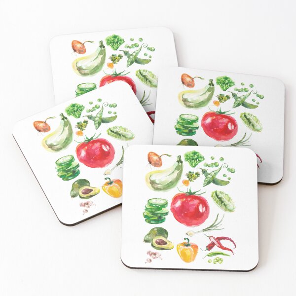Item preview, Vegetable set watercolor illustration Classic T-Shirt designed and sold by amchtakkosa1.