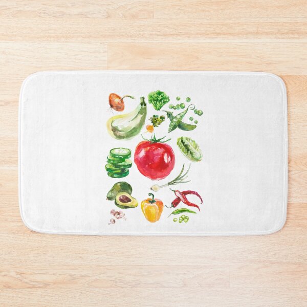 Item preview, Vegetable set watercolor illustration Classic T-Shirt designed and sold by amchtakkosa1.