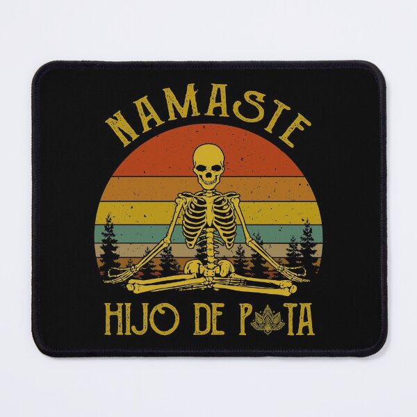 Item preview, Vintage Skull Yoga Namaste Shirt Hippie Lifestyle Yoga Lovers T Shirt designed and sold by tuanitus.