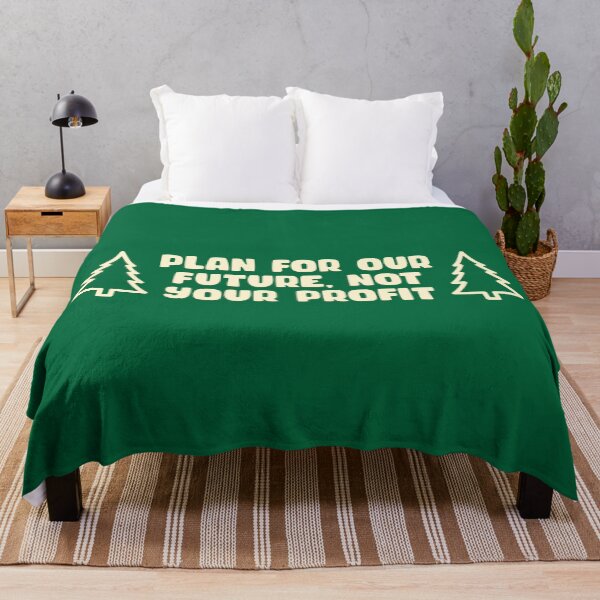 Item preview, Plan for our future, not your profit - Climate Change designed and sold by Picket Club.