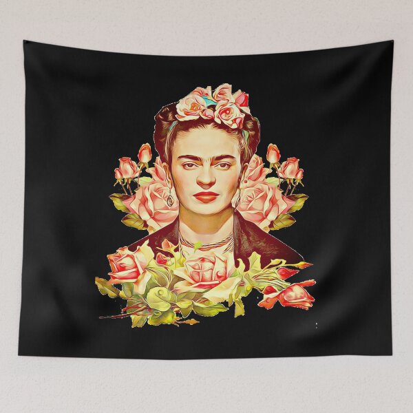 Item preview, Kahlo roses designed and sold by WinnGregTillie.