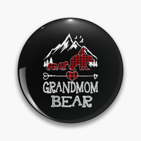 Item preview, Grandmom Bear Christmas Pajama Red Plaid Buffalo Family Gift designed and sold by urlanne.