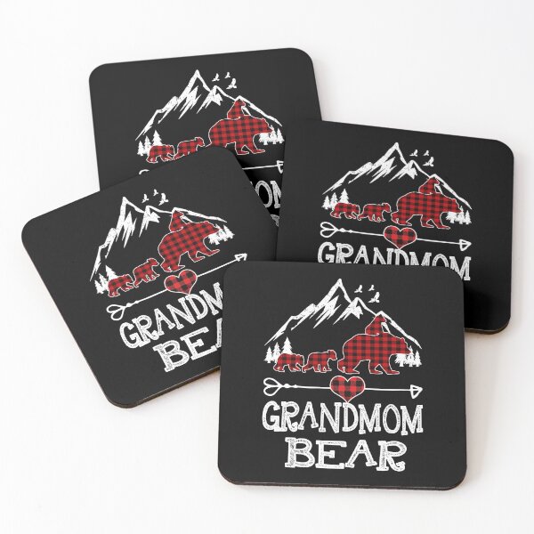 Item preview, Grandmom Bear Christmas Pajama Red Plaid Buffalo Family Gift designed and sold by urlanne.