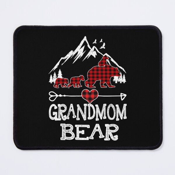 Item preview, Grandmom Bear Christmas Pajama Red Plaid Buffalo Family Gift designed and sold by urlanne.