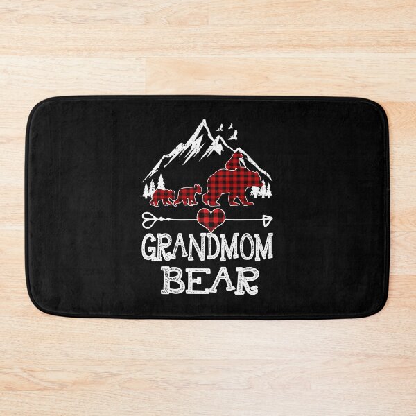 Item preview, Grandmom Bear Christmas Pajama Red Plaid Buffalo Family Gift designed and sold by urlanne.