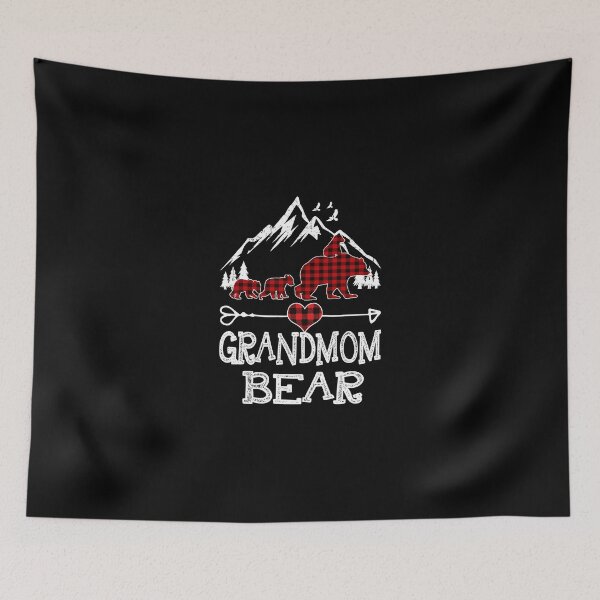 Item preview, Grandmom Bear Christmas Pajama Red Plaid Buffalo Family Gift designed and sold by urlanne.