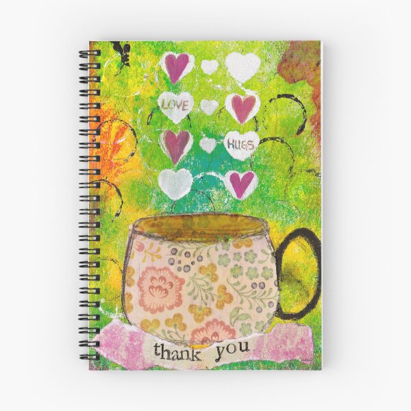 Item preview, Thank you: Love and Hugs - Art by Kathleen Tennant  designed and sold by KATHLEEN TENNANT ART.