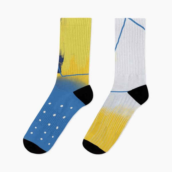 Item preview, Sunny Abstract in yellow and blue designed and sold by UrbanEpiphany.