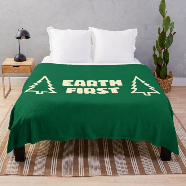 Item preview, Earth First - Climate Change Deforestation designed and sold by Picket Club.