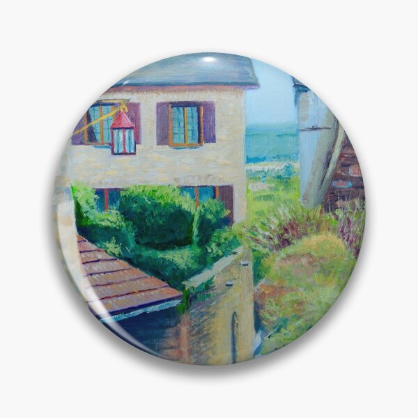 Item preview, Red Street Lamp in Benyac et Cazenac, Nouvelle Aquitaine, France designed and sold by Dai Wynn Fine Art.