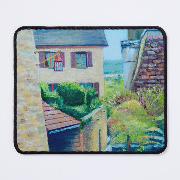 Item preview, Red Street Lamp in Benyac et Cazenac, Nouvelle Aquitaine, France designed and sold by Dai Wynn Fine Art.