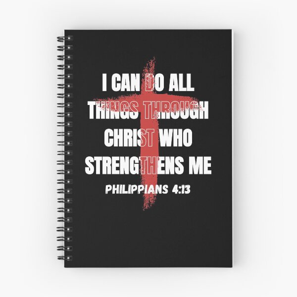 Item preview, Philippians 4:13 Christian Bible Verse Gift designed and sold by Anton Ashraf.