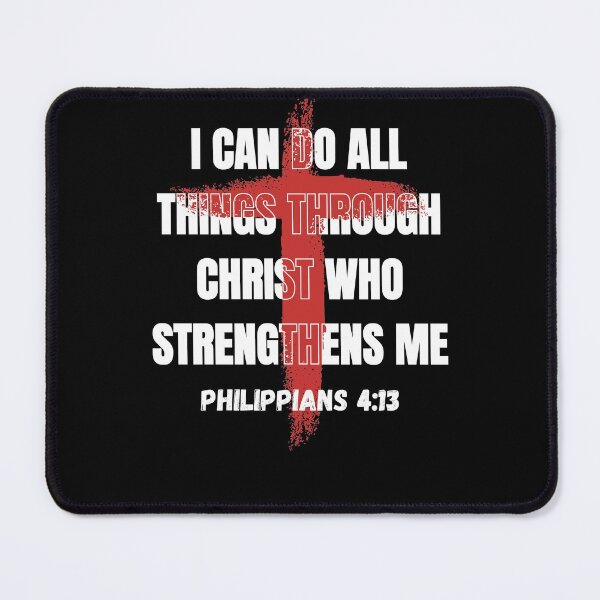 Item preview, Philippians 4:13 Christian Bible Verse Gift designed and sold by Anton Ashraf.