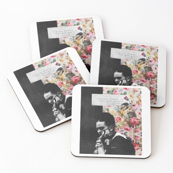 Item preview, Frida paints flowers designed and sold by WinnGregTillie.