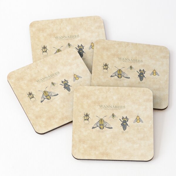 Item preview, Wannabees - bee mimicking insects of north america designed and sold by ArtByArielW.