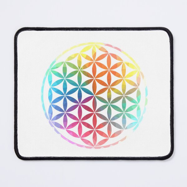 Item preview, Rainbow Sacred Geometry Flower of Life designed and sold by Bluepress.