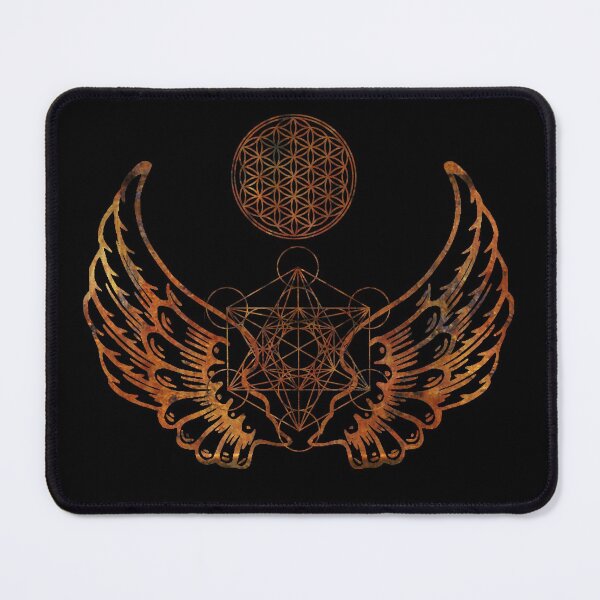 Item preview, Angel Wings Metatron Flower of Life designed and sold by Bluepress.