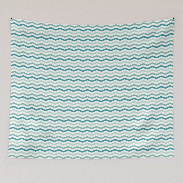 Item preview, Aqua Chevrons designed and sold by KatieSchubert.