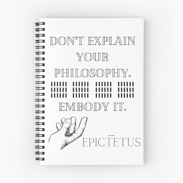 Item preview, DON'T EXPLAIN YOUR PHILOSOPHY | STOIC QUOTE | EPICTETUS designed and sold by Stoicwis.