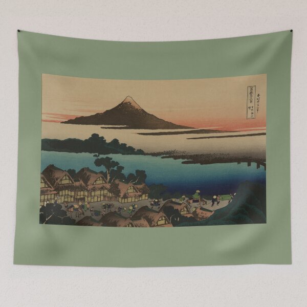 Item preview, Dawn at Isawa in Kai Province - Hokusai Katsushika - 1890 designed and sold by CrankyOldDude.