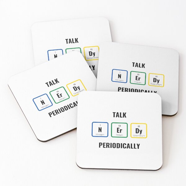 Item preview, Talk Nerdy Periodically Colours | Funny Elements | designed and sold by T1337.