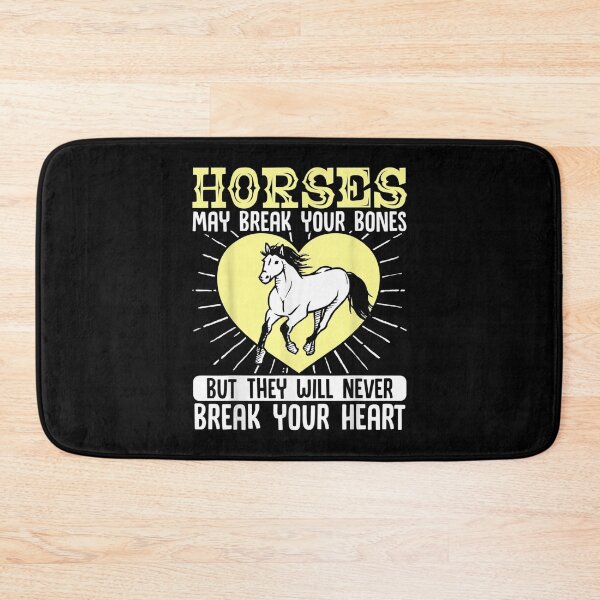 Item preview, Equestrian Riding Horses May Break Your Bones Heart Girl designed and sold by GarrickShop.
