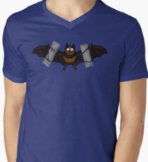 Do-It-Yourself Bat Logo Men's V-Neck T-Shirt