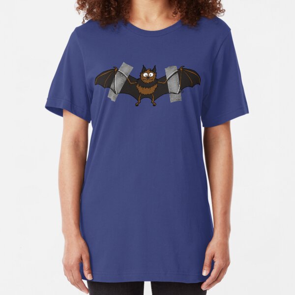 Do-It-Yourself Bat Logo Slim Fit T-Shirt