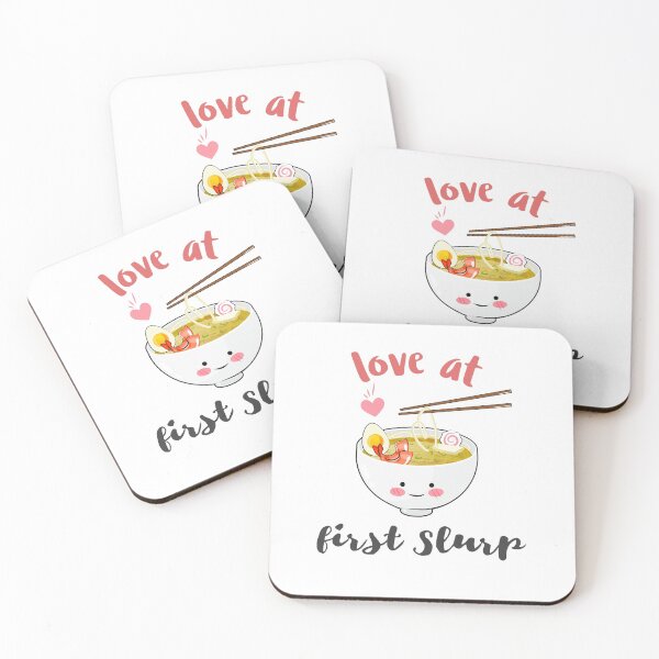 Item preview, Asian Ramen Noodles Soup in a Cute Kawaii Bowl with Chopsticks, Love at First Slurp - Ramen Foodie  designed and sold by CrazyBichAsian.