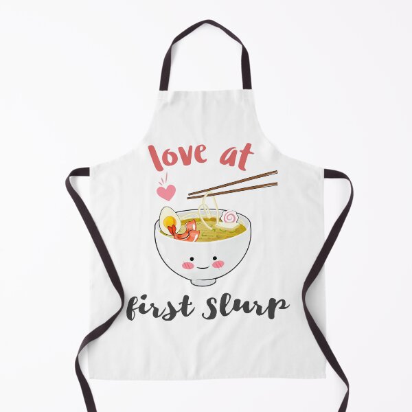 Item preview, Asian Ramen Noodles Soup in a Cute Kawaii Bowl with Chopsticks, Love at First Slurp - Ramen Foodie designed and sold by CrazyBichAsian.
