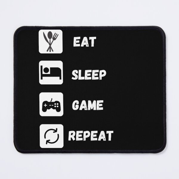 Aperçu de l'œuvre T-shirt Eat Sleep Dominate Repeat-Essential, Sticker créée et vendue par Lv28021.