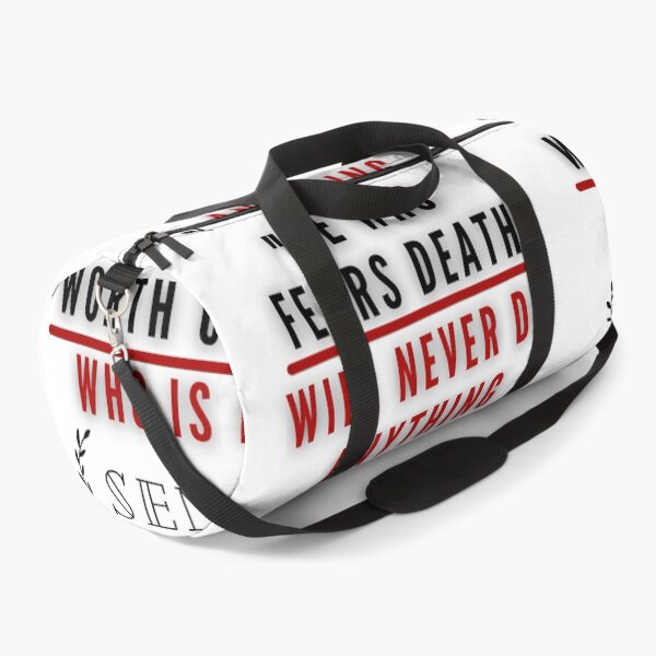 Item preview, HE WHO FEARS DEATH | STOIC QUOTE | SENECA designed and sold by Stoicwis.