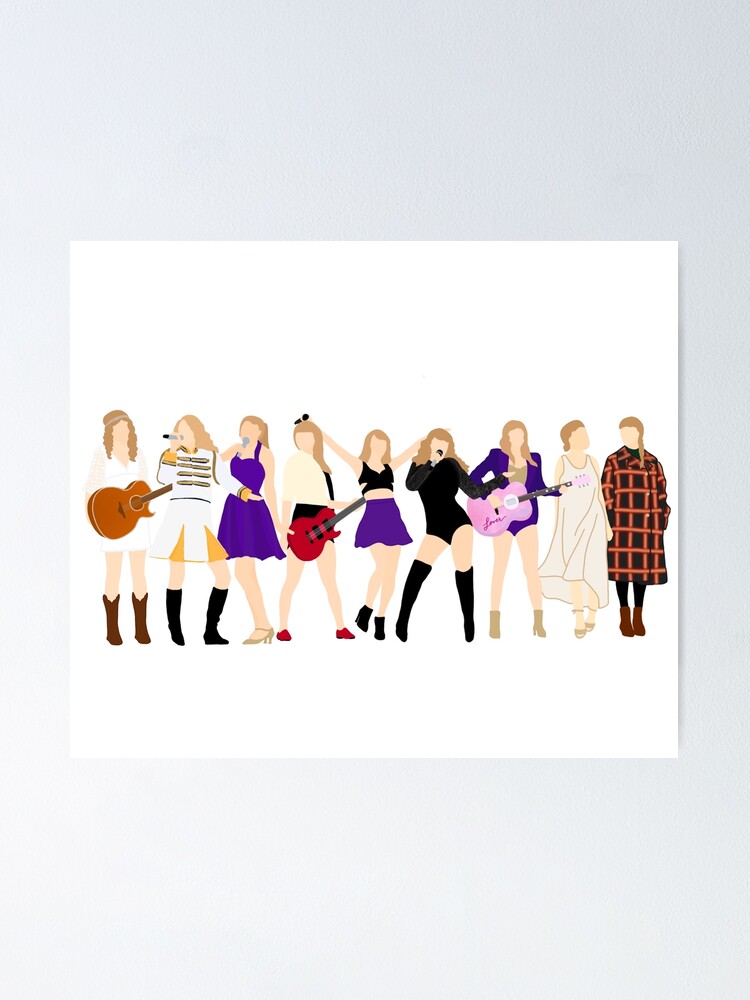 "Taylor Swift Tour Eras" Poster for Sale by NKS0819 Redbubble