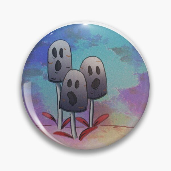Item preview, Psychedelic Ghost Mushrooms designed and sold by meiyorrr.