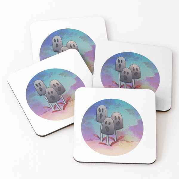 Item preview, Psychedelic Ghost Mushrooms designed and sold by meiyorrr.